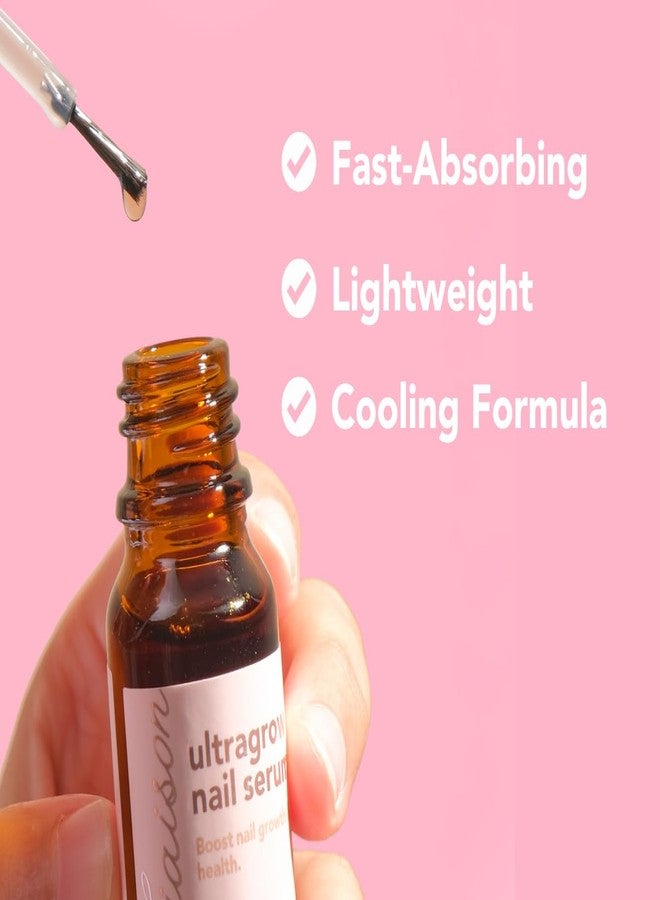 Liaison UltraGrow Nail Serum for Growth and Strength with Keratin Complex, Olive Oil & Vitamin E | Dermatologist-Tested to Support Weak, Brittle, Splitting Nails - Image 3